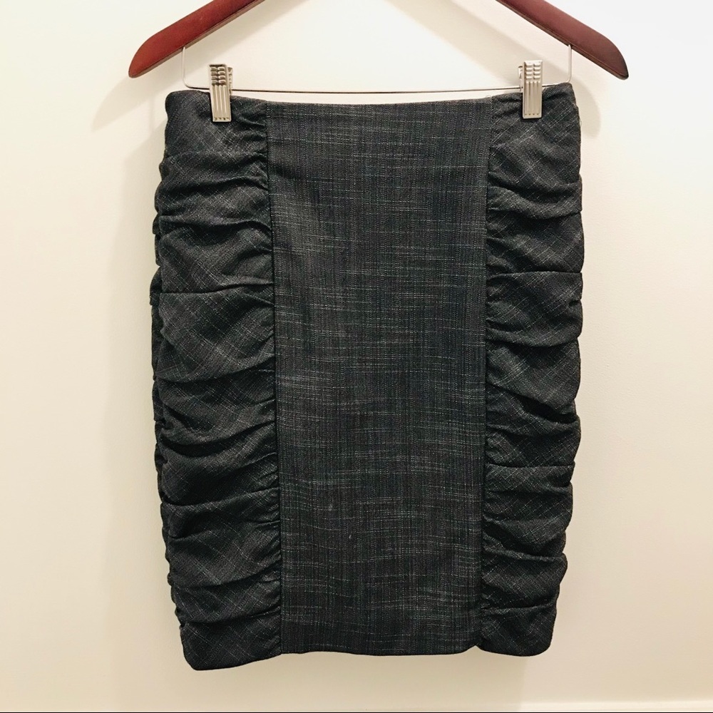 Anthropologie Cartonnier Alluring Sway Skirt 2 black gray